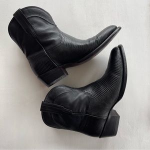 Tecovas Casey Midnight Lizard Cowboy Boot